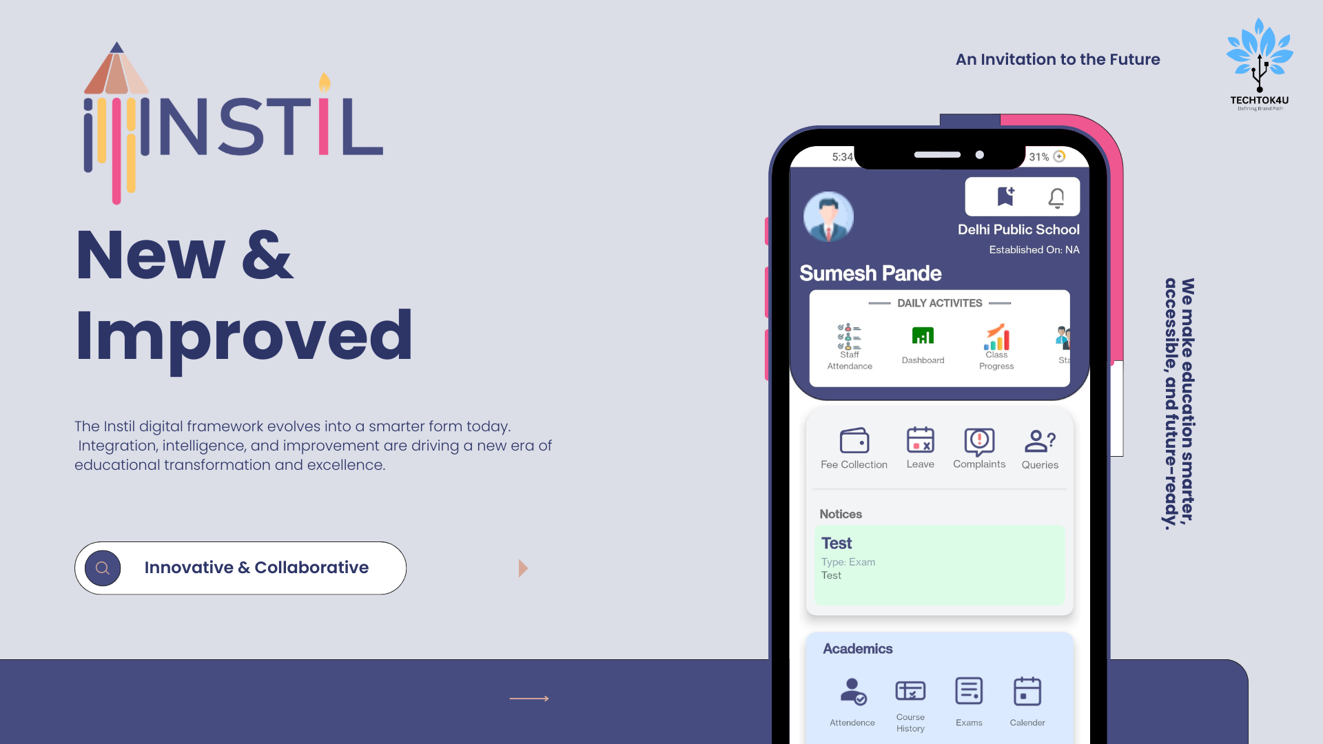 INSTIL: The Best School Management Software in India by TechTok4U